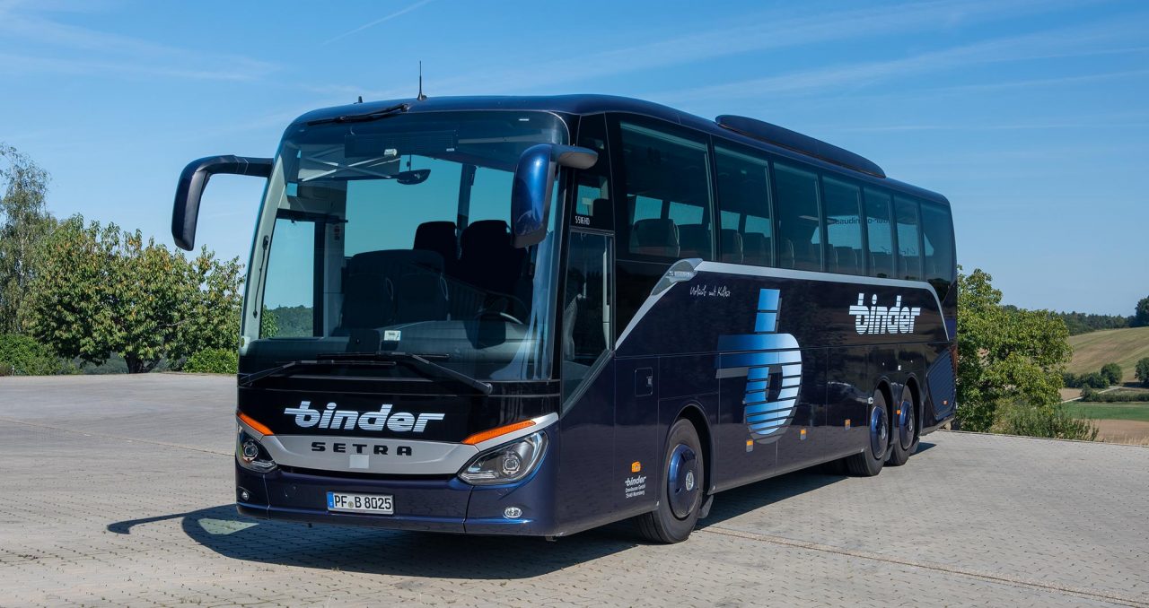 Moderner Reisebus von Binder Omnibusse