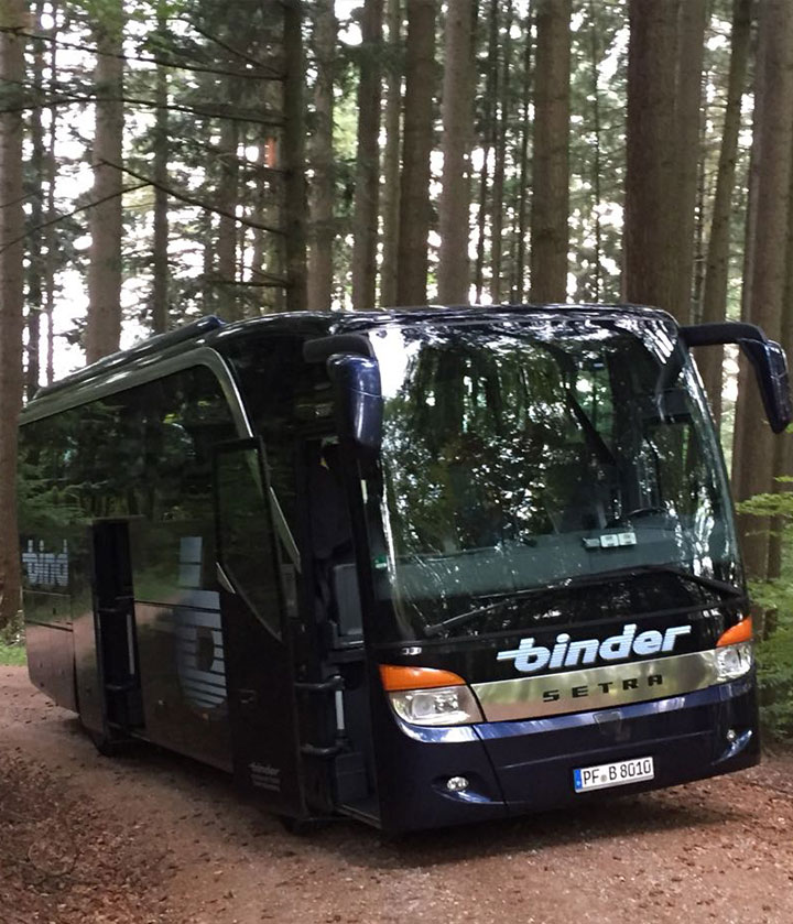 Reisebus von Binder Omnibusse